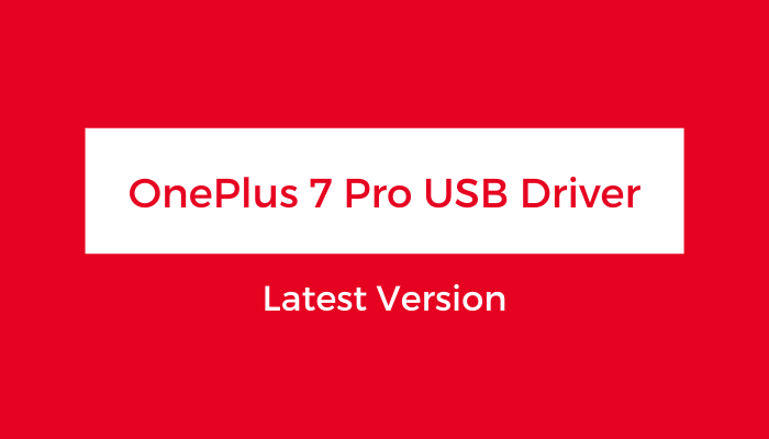 OnePlus-7-Pro-USB-Driver